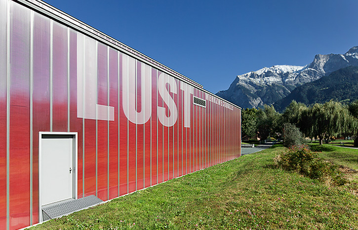 Start Mehrzweckhalle Lust Maienfeld Werkgruppe fuer Architektur
